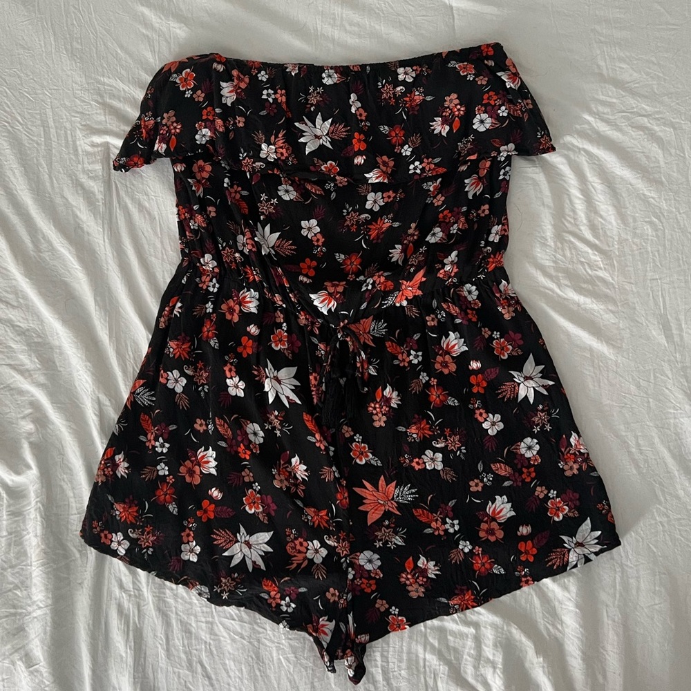 Target Strapless Romper Size Large